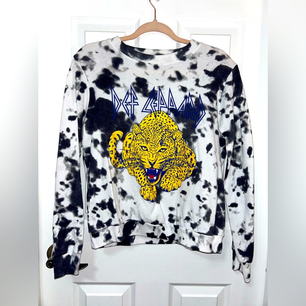 Target Def Leppard Tie Die Sweatshirt